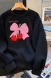 FW25 Matching Couple Cotton Crew Neck Sweatshirt - His & Hers_ecoleips.com