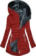 Women's Winter Hooded Parka Coat With Fleece Lining, Slim Fit Long Puffer Jacket, Warm Thickened Polyester Filling, Multiple Colors & Sizes_ecoleips.com