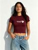 Women's Cute Cropped T-Shirt, Solid Color Short Tee For Leisure Summer Dressing_ecoleips.com