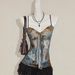 Vintage-Inspired Crisscross Back Cami Top For Women, Strappy Slim-Fit Sleeveless Bustier In Wine Red, Blue, Brown_ecoleips.com