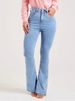 K New Slim Fit Elastic Fashionable Light Colored Bell Bottom Pants For Women Jeans_ecoleips.com