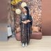 Modest Abaya Dress/Muslim Dress Women Floral Print Maxi Dress With Batwing Sleeves – Elegant Office & Casual Wear,Comfortable & Stylish (S-XXL)_ecoleips.com