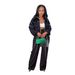 Women's Clothing Contrast-Stripe Woven Top & Wide-Leg Sports Pants Set – Streetwear Essentials_ecoleips.com