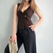 Women's Elegant Versatile Wool Vest Top Jacket European American Style Fall Winter Outerwear_ecoleips.com