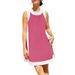 Summer Color Block Sleeveless Dress for Women Casual Loose Fit Beach Vacation Style European And American Fashion Trendy 2026_ecoleips.com