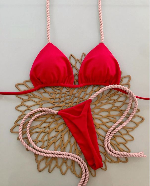 Women's Solid Color Strapless Bikini Two Piece Swimsuit Hot Spring Resort Wear_ecoleips.com