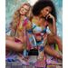 Women's Color Block One Piece Swimsuit Cartoon Print Beach Set Wire-Free Polyester Spandex_ecoleips.com