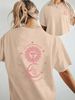 Women's Casual Round Neck Short Sleeve T-Shirt Multi-Color Solid Loose Fashionable Sports Top_ecoleips.com