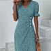 Summer Sweet Wind Sleeveless Halter-Top Dress Pure Color Sash Detail Short Skirt For Women European And American Style_ecoleips.com