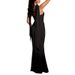 Women's Strapless Slim Fitting Bodycon Dress Ribbon Detail Elegant European American Style Party Dress_ecoleips.com