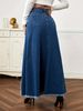 Women's Clothing Large Skirt Splicing Umbrella Shaped Long Skirt_ecoleips.com