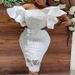 Elegant One-Shoulder Midi Dress – High Waist Lace Slit White Summer Dress For Women (S-XXXL)_ecoleips.com