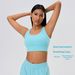 New U Neck High Strength Shockproof And Fixed Sports Bra For Women, Breathable, Beautiful Back, Fitness Yoga Bra D25066_ecoleips.com