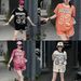 Women's Casual 2-Piece Set - Graphic Print T-Shirt & Shorts Outfit For Summer Street Style_ecoleips.com