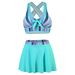 Women’s Clothing new split swimsuit women's conservative skirt bikini fixed version printed swimsuit_ecoleips.com