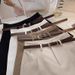 High Waist White Shorts For Women Spring Summer 2025 New Style Suit Wide Leg Pants Loose Versatile Fashion Casual_ecoleips.com