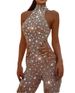 Women's Clothing Autumn And Winter Gold Sexy Sleeveless Pants Pants A Generation Of Hair_ecoleips.com