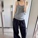 Grey Sleeveless Camisole Top for Women Backless Design Stylish Layering Inner Wear New 2026 Style_ecoleips.com