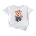 Women's Clothing Ladies Summer T Shirt Printing Fashion Casual Cute Short Sleeve Women's Eye Print Short Sleeve T Shirt_ecoleips.com