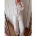 White Cotton-linen For Women, Spring/summer Korean Style, Loose, Casual, Long-sleeved, Sun-protective Shirt Jacket_ecoleips.com