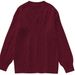 girl Two-Piece Set/French Autumn Winter New Lazy Style Loose Christmas Twist V-Neck Red Sweater Knitwear For Women_ecoleips.com