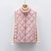 Pinghu Chixin 90 New National Standard Women's Autumn Winter Lightweight Down Jacket Wave Pattern Stand Collar Vest Coat_ecoleips.com
