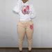 Women's Oversized Loose Fit Sweatshirt And Sweatpants Set Hip Hop Street Casual Printed New Autumn Collection_ecoleips.com