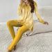 Women's Casual Home Wear Two Piece Set Long Sleeved Split Top And Yoga Pants With Butterfly And Floral Print_ecoleips.com
