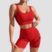 Women's Clothing New Seamless Yoga Sports Top Tight Quick-drying Moisture-absorbing High Waist Hip Lifting Yoga Pants Fitness Suit_ecoleips.com