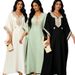 Featured Clothing: European And American Style Embroidered Long Dresses, Loose Plus Size Dresses, Moroccan Style Vacation Wear, Elegant Women's Clothing_ecoleips.com