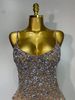 Luxury Rhinestones Sexy Mesh See Through Bodycon Dress Women Birthday Evening Cocktail Party Gown Carpet Club Stage Outfit IJX8_ecoleips.com