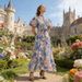 Women's Clothing Women's Floral Embellished Dress Elegant Style Single-Breasted Puff Sleeve Long Skirt Summer Dress_ecoleips.com