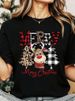 European And American Cross-border Foreign Trade Women's Clothing Christmas-themed Round-neck Printed Short-sleeve_ecoleips.com