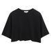 Spice Girl Short Sleeve T-Shirt Women's Summer Heavy Cotton Short Navel Crew Neck Sports Top_ecoleips.com