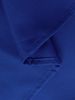 Women PuffSleeve ShirtCollar RoyalBlue 3DFloral HiLoHem Midi Dress ElegantRetro SpringSummer Chic Party Club Lightweight Dress_ecoleips.com