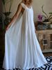 Women's Clothing Bohemian Fringe Maxi Dress - Flowy Plus Size Tunic With Adjustable Straps_ecoleips.com