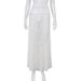 European And American Women's Fashion Lace See Through Sexy Low Waist Skirt Solid Color Summer All Match Skirt Long Skirt_ecoleips.com