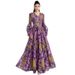 Women's Clothing Pleated Dress Three Dimensional Floral Bell Sleeve Heavy Duty Waist Cinching Ruffled Long Skirt For Spring And Autumn_ecoleips.com