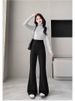 K Micro Flared High Waisted Suit With A Slimming Effect, Flared Pants For Slimming, New Style_ecoleips.com