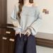Real Shot Off-Shoulder Long Sleeve Sweatshirt For Women Spring And Autumn Thin Korean Version Loose_ecoleips.com