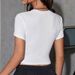 Y2k Cherry Print Crop Top For Women – Sweet & Sexy Short Sleeve T-Shirt, Stretchy Polyester (Xs-Xl) Confidence-Boosting Fit_ecoleips.com