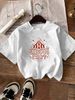 Women's Clothing Short Sleeved T Shirt Summer Cartoon Printing Design Loose Top_ecoleips.com