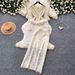 Lace Two-Piece Set – Elegant Hollow-Out Design & Slim Fit | Pink & Beige | M-Xxl Breathable Modesty_ecoleips.com