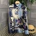 Summer 2027 Fashion European-USA Style Blouses Women Polyester Lapel Printing Single-Breasted Long Sleeve Casual Simulated Silk Shirt_ecoleips.com