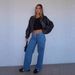 Aria Basics Cross-border Foreign Trade Independent Site: European And American Popular Low-waist Jeans, Fashionable Retro_ecoleips.com