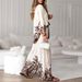 Women's Printed Long Sleeve Blouse & Wide Leg Pants Set – Stylish Two-Piece Outfit For Casual & Streetwear (S/M/L/XL)_ecoleips.com