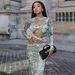 Autumn Long Dress Women Sexy Cutout Long Sleeve Dress Digital Print Fashion Casual Party Evening Dress_ecoleips.com