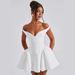 French Style European And American Hot-Selling Spring Summer Women's Clothing Solid Color Deep V Backless Fashion Party_ecoleips.com