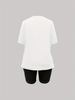 Summer Women's Casual Fashion Lover Bear Cartoon Graphic Printed Loose T-shirt Shorts Two-piece Set Summer Sportswear Suitable For Daily Wear-157_ecoleips.com