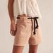 European And American Foreign Trade Cross-border Casual Eyelet Drawstring Multi-pocket Loose Denim Shorts For Women_ecoleips.com